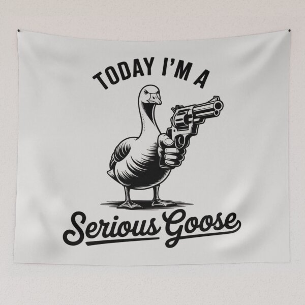 Item preview, Today I'm a serious goose designed and sold by 123ks.