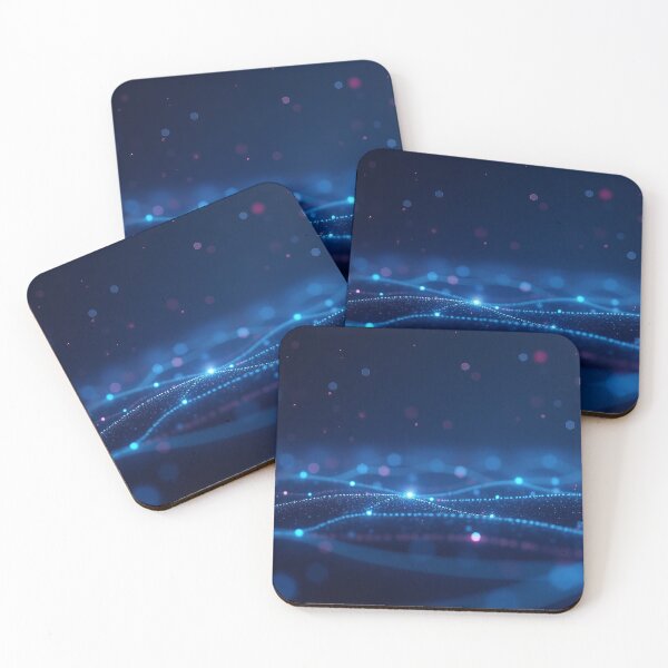 Item preview, Futuristic Neon Lightwave Grid Abstract Energy Flow designed and sold by ArtComixHaven.