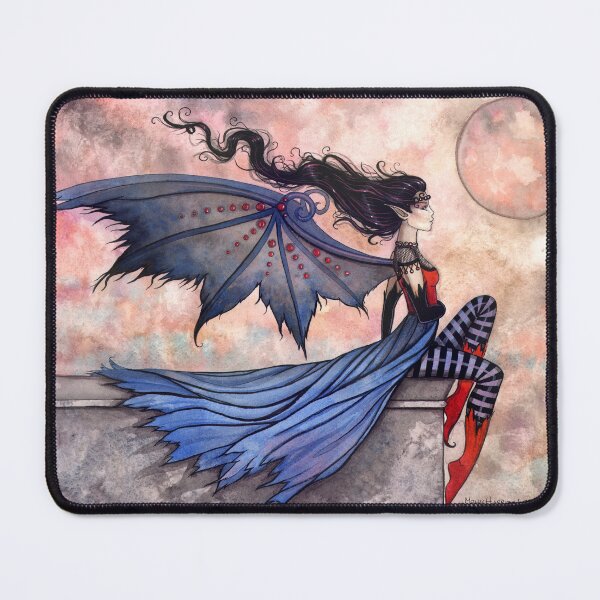 Item preview, A Wicked Wind Gothic Fairy Fantasy Art by Molly Harrison designed and sold by Molly  Harrison.