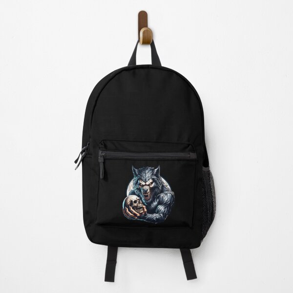 Item preview, Werewolf with a skull in his hands designed and sold by ReneMM.