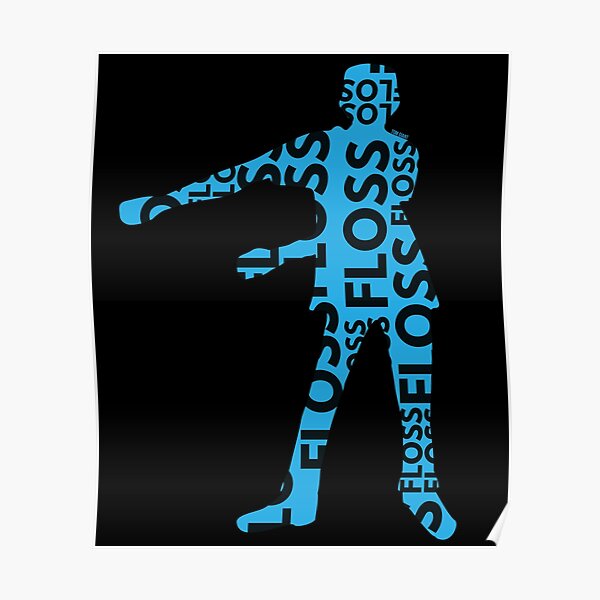 Floss Dance Posters Redbubble - floss dancing roblox