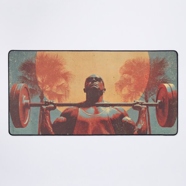 Item preview, Train Like It’s '76 – Retro Gym Vibes designed and sold by AI-Only Creations.