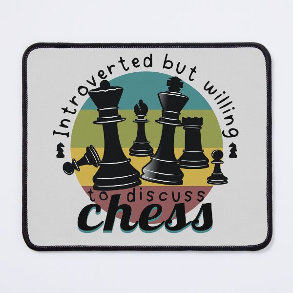Item preview, Introverted but willing to discuss chess designed and sold by EdifiedExpressions.