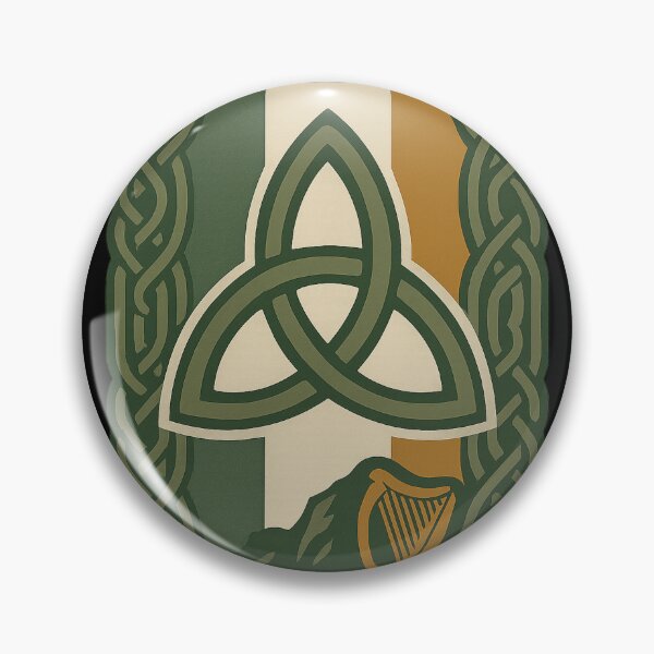 Item preview, Triskellion Harp Design designed and sold by Everything Éire.
