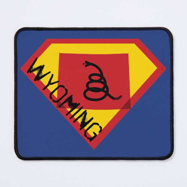 Item preview, WYOMINGITE WYOMINGIAN SHIELD - Freedom Is The Superpower - Modern Gadsden Snake Flag - Dont Tread On Me SUPERHERO WYOMING spellout design designed and sold by pelagio.