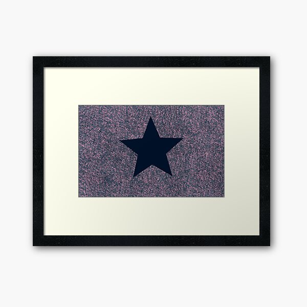 Item preview, Estrella azul marino con fondo rosa y azul designed and sold by KDStout.