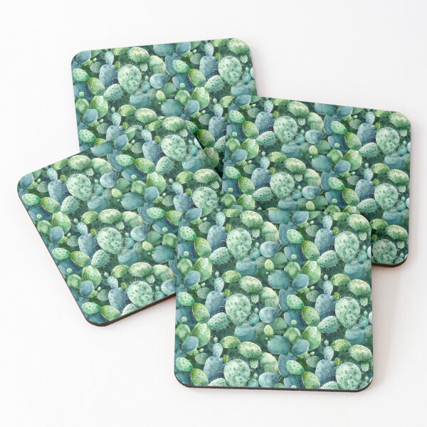 Item preview, Watercolor Cactus Garden: Succulent Serenity designed and sold by NTGUILTY.