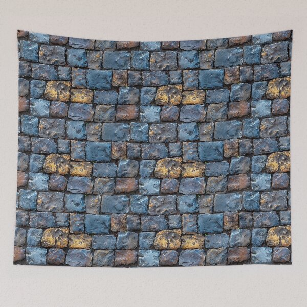Item preview, Ancient Cobblestone Mosaic: Textured Stone Wall designed and sold by NTGUILTY.