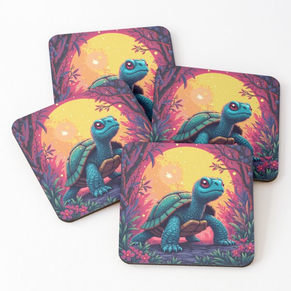 Item preview, Neon Turtle Magic Forest designed and sold by JonelleTshirts.