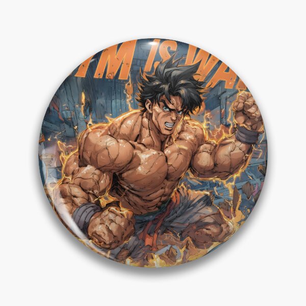 Item preview, Anime Power Workout Art designed and sold by AI-Only Creations.
