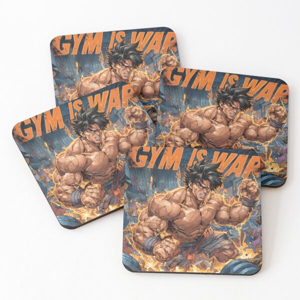 Item preview, Anime Power Workout Art designed and sold by AI-Only Creations.