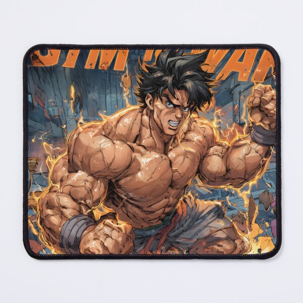 Item preview, Anime Power Workout Art designed and sold by AI-Only Creations.
