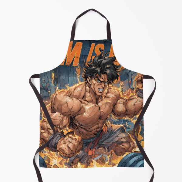 Item preview, Anime Power Workout Art designed and sold by AI-Only Creations.