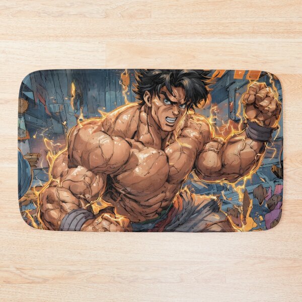 Item preview, Anime Power Workout Art designed and sold by AI-Only Creations.