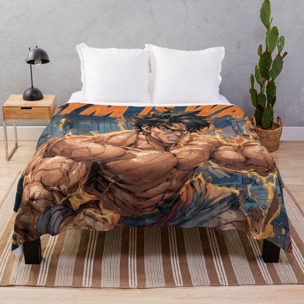 Item preview, Anime Power Workout Art designed and sold by AI-Only Creations.