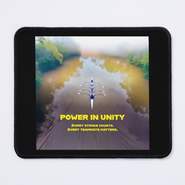 Item preview, Power in Unity – Motivational Rowing Poster designed and sold by Michael van der Hoorn.