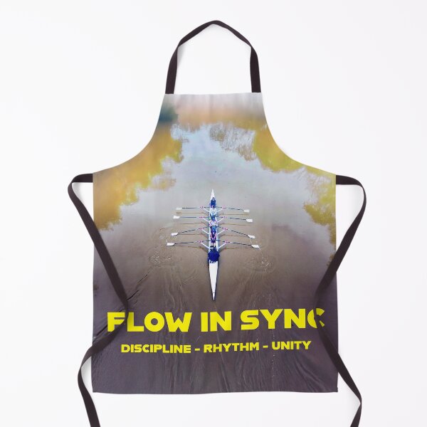 Item preview, Flow in Sync – Rowing Team in Motion, Yarra River Australia designed and sold by Michael van der Hoorn.