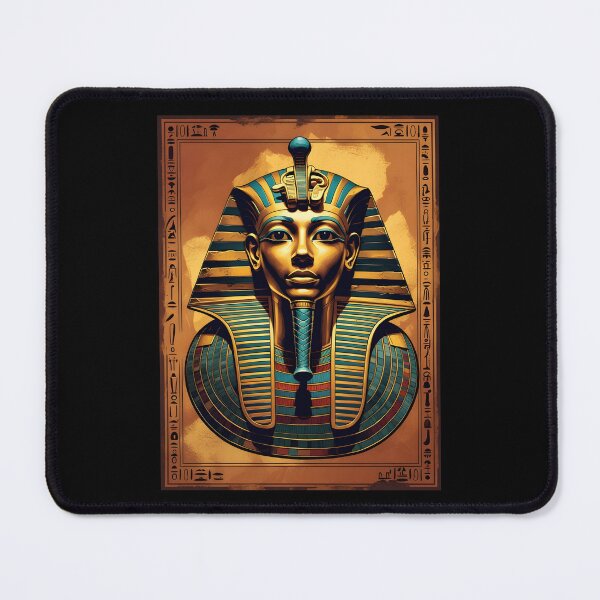 Item preview, An Illustration of Tutankhamun Mask designed and sold by StudioRedKoala.