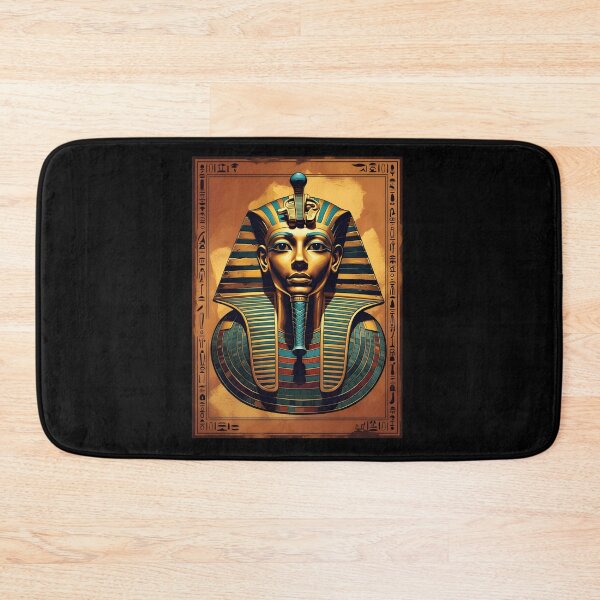 Item preview, An Illustration of Tutankhamun Mask designed and sold by StudioRedKoala.