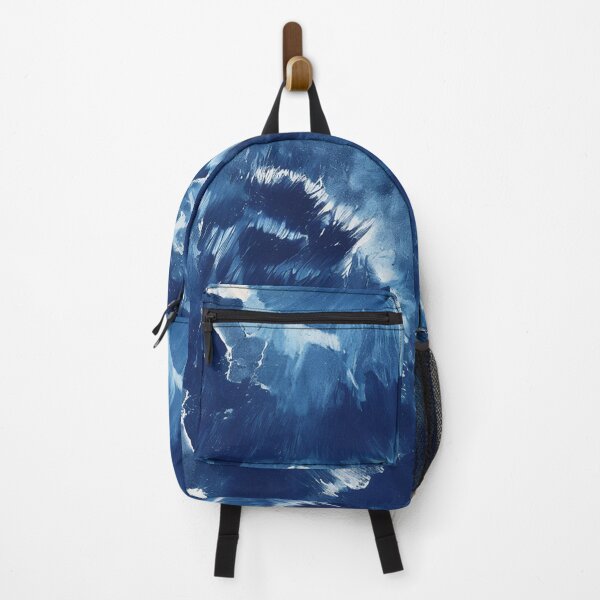 Item preview, Vibe Shift Blue Electric Abstract Pattern with Dark Mood Aesthetic designed and sold by trajeado14.