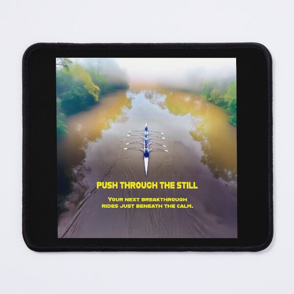 Item preview, Push Through the Still – Grit and Focus on the Yarra designed and sold by Michael van der Hoorn.