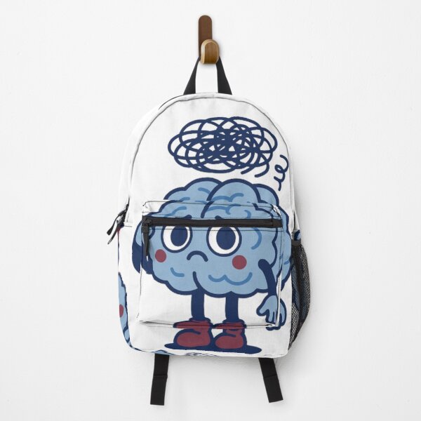 Item preview, Overthinking Club – Cute Mental Health Brain Illustration designed and sold by MeowLoka ⭐⭐⭐⭐.