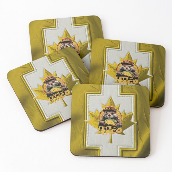 Item preview, Resist Beaver with Taco  Funny Animal Protest Design designed and sold by ArtDesignTp.