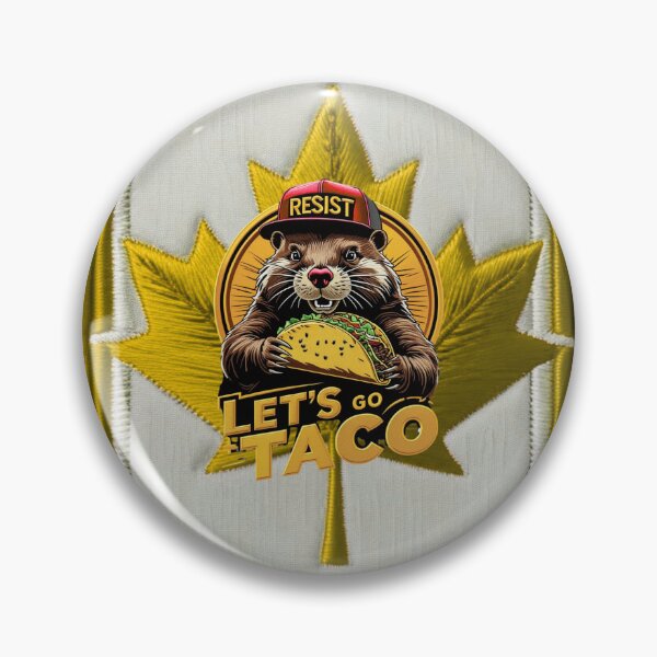 Item preview, Resist Beaver with Taco  Funny Animal Protest Design designed and sold by ArtDesignTp.