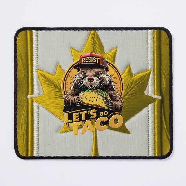 Item preview, Resist Beaver with Taco Funny Animal Protest Design designed and sold by ArtDesignTp.