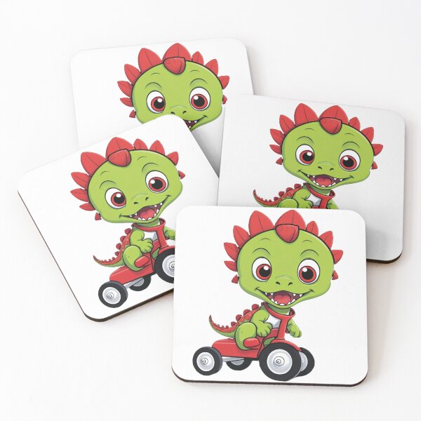 Item preview, Happy Dinosaur on Tiny Tricycle  designed and sold by TONSNAP.