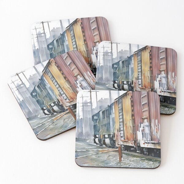 Item preview, Switching Boxcars designed and sold by RCWatercolours.