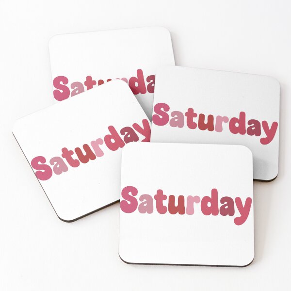 Item preview, Saturday Calendar Pink Bubble Font designed and sold by cherry-snail.