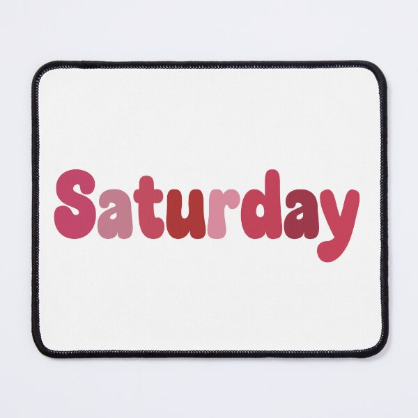 Item preview, Saturday Calendar Pink Bubble Font designed and sold by cherry-snail.