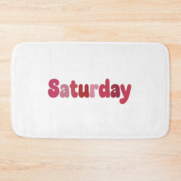 Item preview, Saturday Calendar Pink Bubble Font designed and sold by cherry-snail.