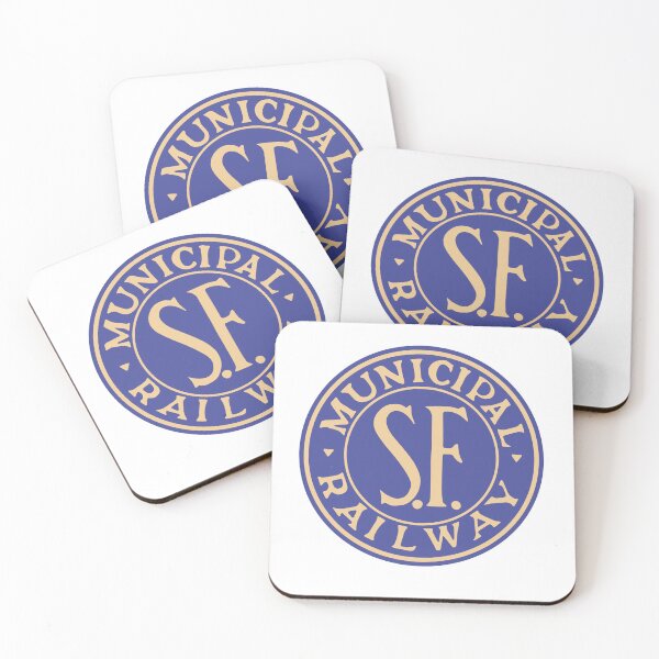 Item preview, The original logo of the San Francisco Municipal Railway (MUNI), designed by City Engineer M.M. O’Shaughnessy. designed and sold by PIXEL POP DESIGNS - Beyond the Norm!.