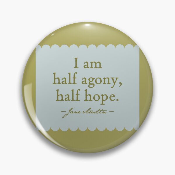 Item preview, I Am Half Agony, Half Hope Quote designed and sold by Duncan Bullock.