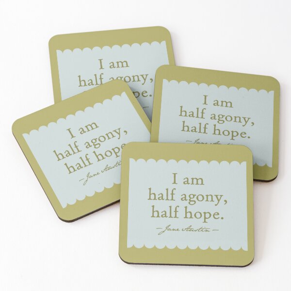 Item preview, I Am Half Agony, Half Hope Quote designed and sold by Duncan Bullock.