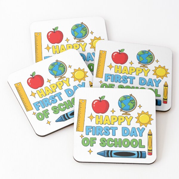 Item preview, Happy First Day of School Cute Colorful Back to School Design for Kids designed and sold by Adrian Kane.