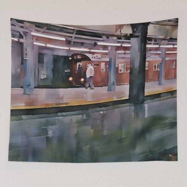 Item preview, Pelham Bay Dark designed and sold by RCWatercolours.