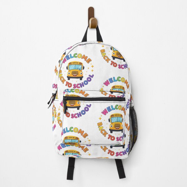 Item preview, Welcome Back to School Cute Yellow School Bus Kids designed and sold by Tigerr3g.