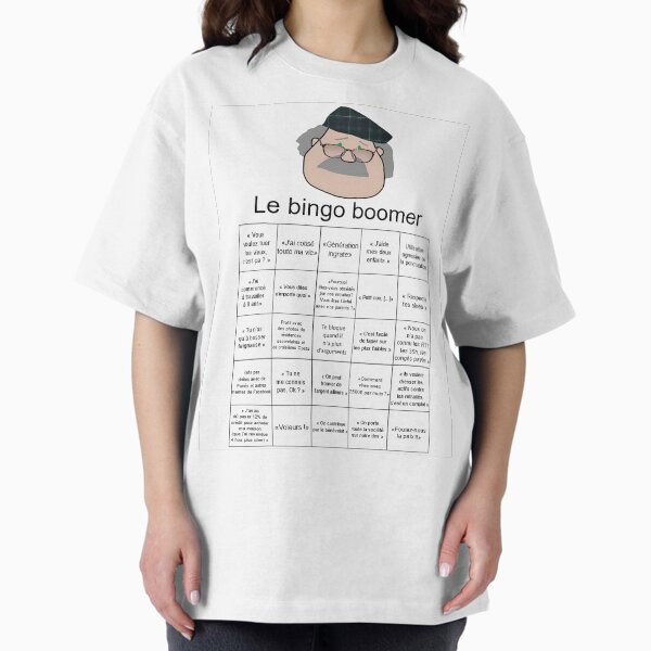 Item preview, Boomer Excuses Bingo Card designed and sold by RetraiteBoomer.