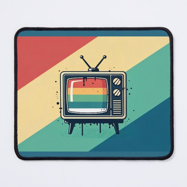 Item preview, color distortion banner glitchy picture on tv icon designed and sold by elkuni.