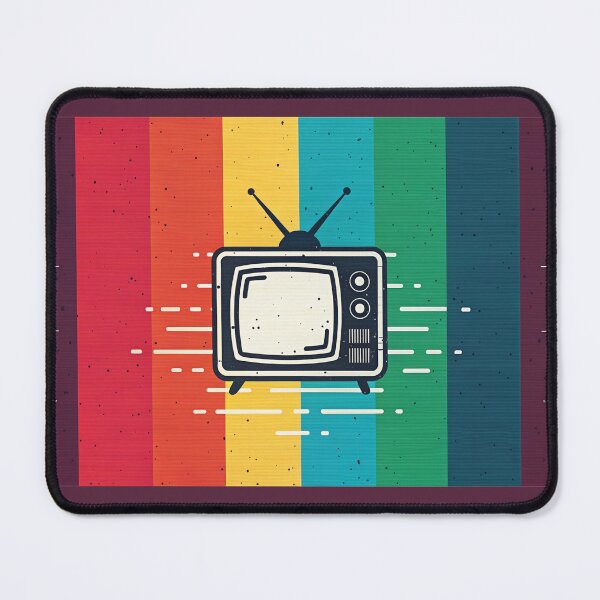 Item preview, color distortion banner glitchy picture on tv icon designed and sold by elkuni.