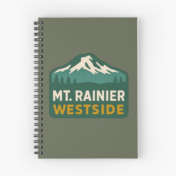 Item preview, Mt. Rainier Westside — Pacific Northwest Mountain Sticker designed and sold by Healy | Sér á báti.
