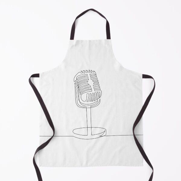 Item preview, Podcast Microphone Minimalist Line Art, Design for Podcasters, Content Creators, and Audio Lovers designed and sold by UniverseN1.