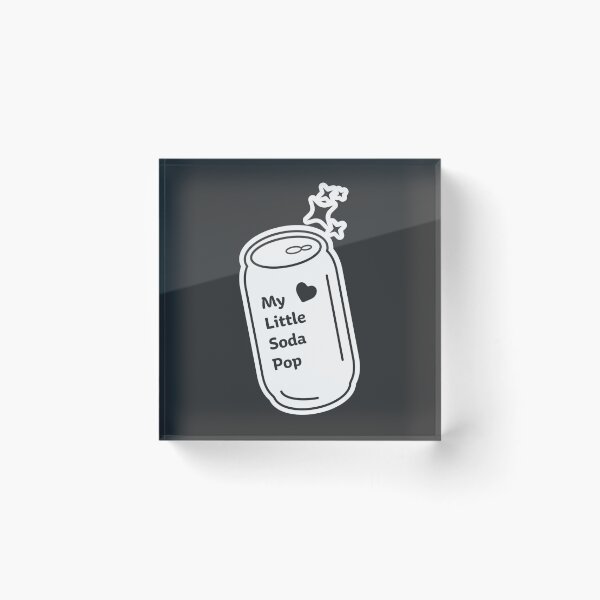 Item preview, My Little Soda Pop (White Art) designed and sold by Nibi Store.