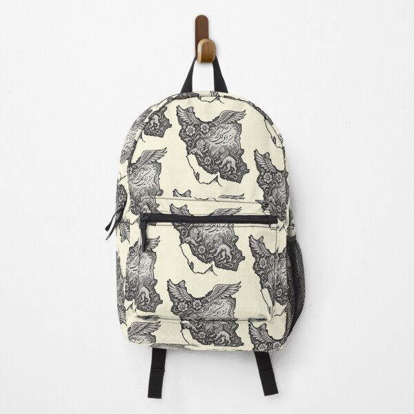 Item preview, Lions, Wings & Poetry: The Map of Iran designed and sold by Globalcitytees.