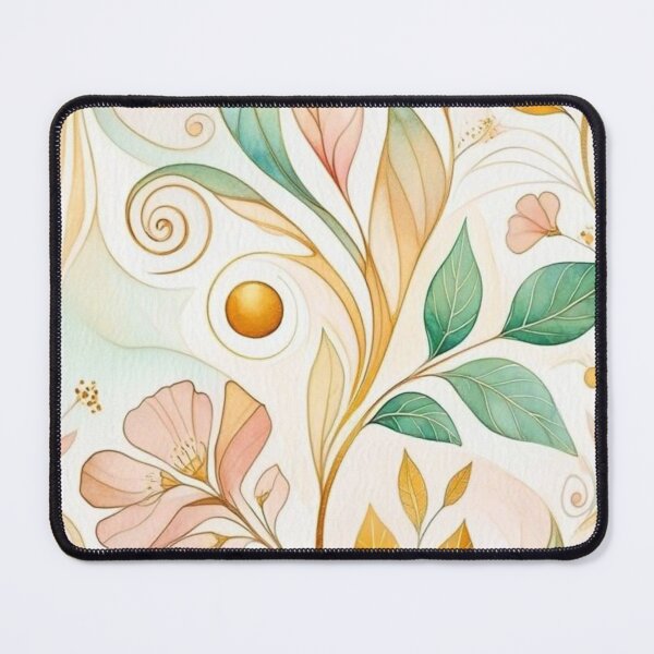 Item preview, Golden Whispers – Klimt-Inspired Modern Watercolor Art designed and sold by Ink-Your-Soul.