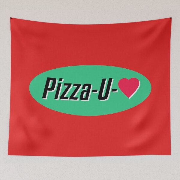 Item preview, Pizza-U-Love - The Thin Blue Line designed and sold by Essoterika.