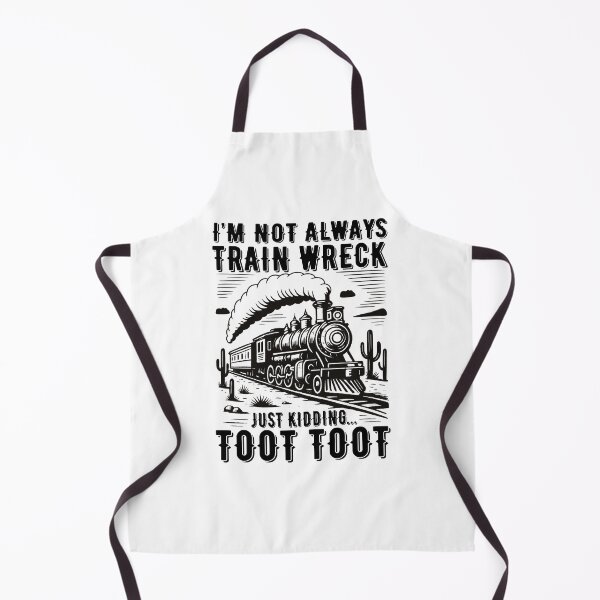 Item preview, Funny Trainwreck Toot Toot Sarcastic Humor Vintage Locomotive Design designed and sold by tigger shop.